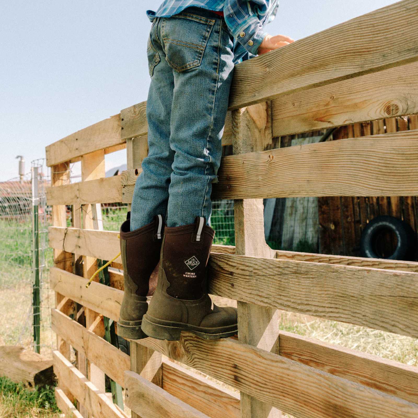 Little Kids' Chore Western Boot - Image 8